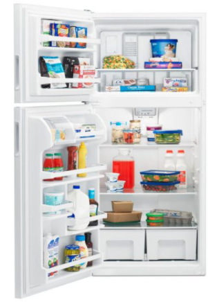 Réfrigérateur à congélateur supérieur de 30 po Amana® de 18,2 pi³ - Acier inoxydable 1