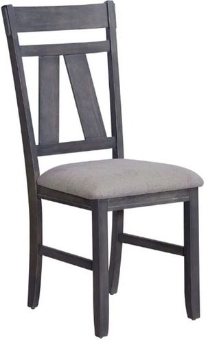 Liberty Lawson Slate/Weathered Gray Splat Back Side Chair