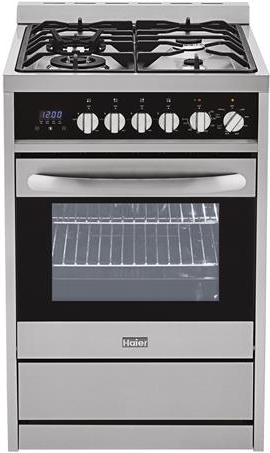 Haier 24" Free Standing Dual Fuel Range-Stainless 0