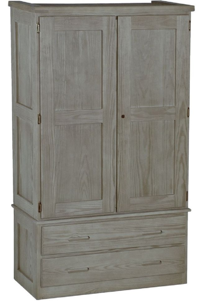 Crate Designs™ Storm Shelf And Hanging Rod Armoire 1