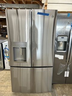 ASIS GE® 27.7 Cu. Ft. Fingerprint Resistant Stainless Steel French Door Refrigerator