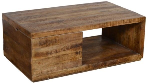 Crestview Collection Crosby Brown Cocktail Table-0