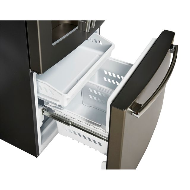 Réfrigérateur à portes françaises de 33 po GE® de 23,5 pi³ - Ardoise 1