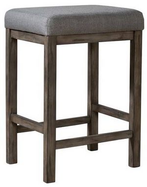 Liberty Furniture Hayden Way Gray Upholstered Console Stool - Set of 2