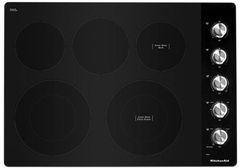 KitchenAid® 30" Stainless Steel Electric Cooktop-KCES550HSS
