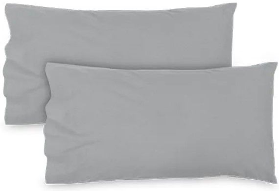 MyPillow® Flannel Light Gray Queen Pillow Cases 2