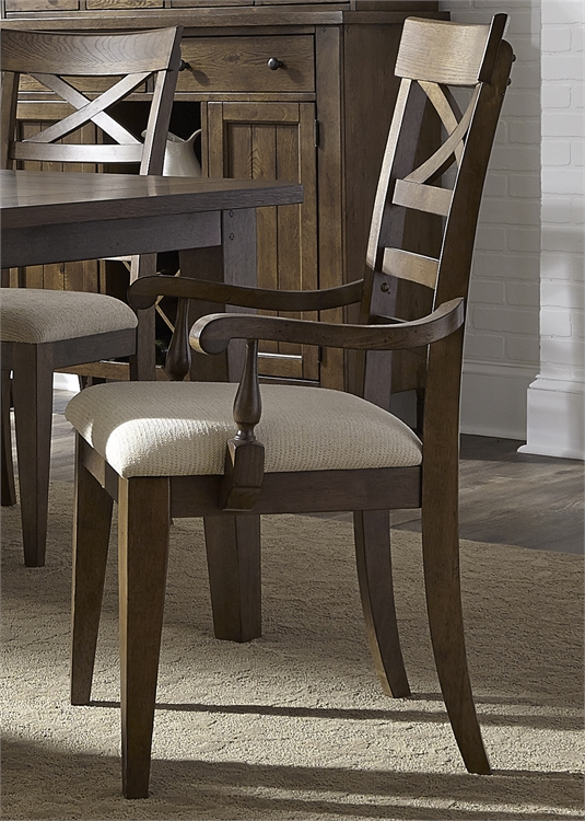 Liberty Furniture Hearthstone Rustic Oak Arm Chair