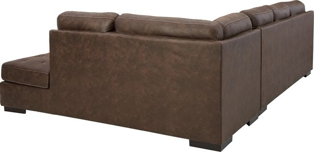 Signature Design by Ashley® Maderla 2-Piece Walnut Left-Arm Facing Sectional with Chaise-1