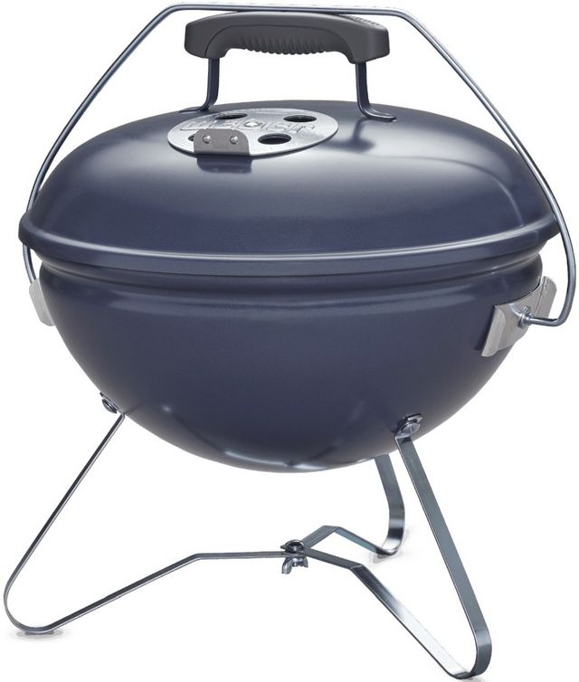 Weber® Grills® Smokey Joe® Premium 14" Slate Blue Charcoal Grill-3