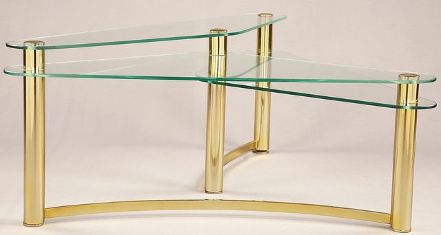 Crestview Collection Brighton Gold Cocktail Table-0