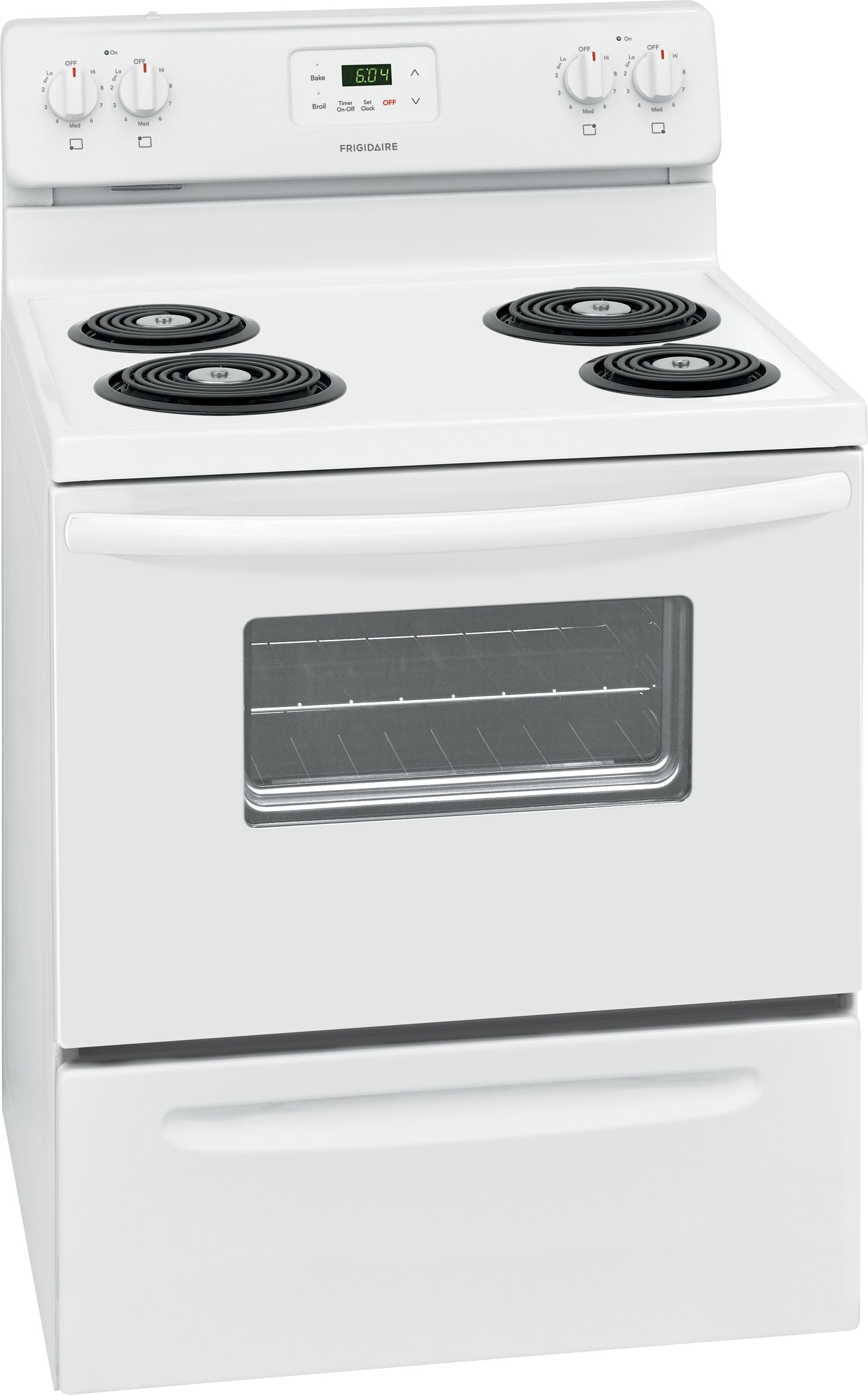 frigidaire white range