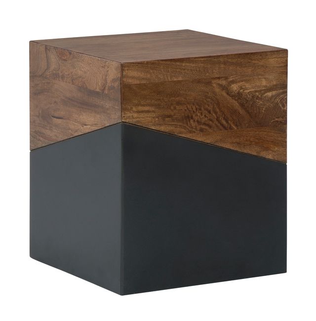 Signature Design by Ashley® Trailbend Brown/Gunmetal Accent Table 1