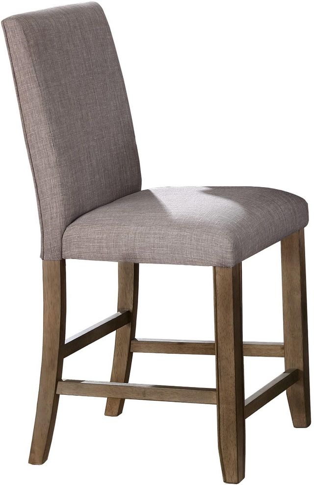 Crown Mark Manning Brown/Gray Counter Height Dining Side Chair-0