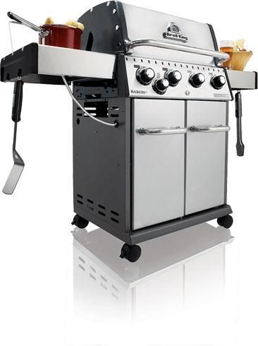 Broil King® Baron™ S590 Stainless Steel Free Standing Grill 1