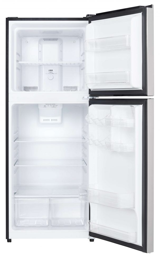 Danby® 10.1 Cu. Ft. Stainless Look Apartment Size Top Freezer Refrigerator-3