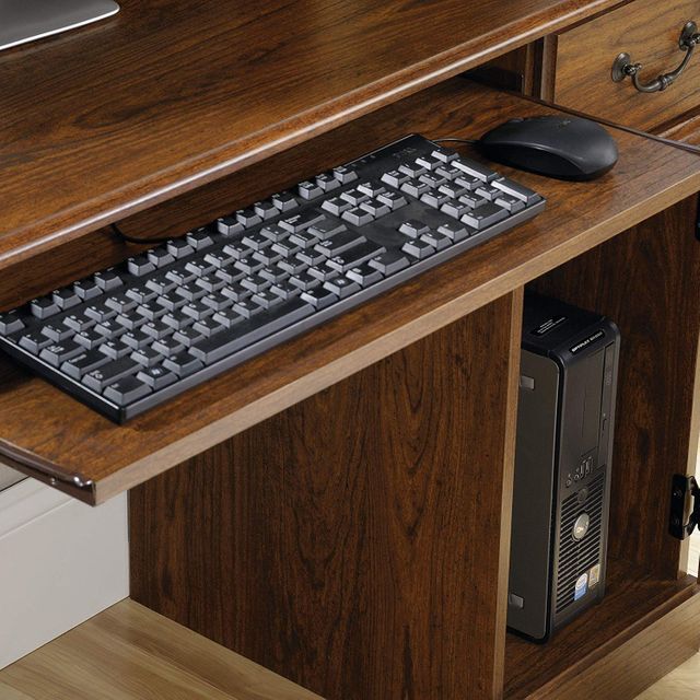 Sauder® Orchard Hills® Milled Cherry® Computer Desk With Hutch 5