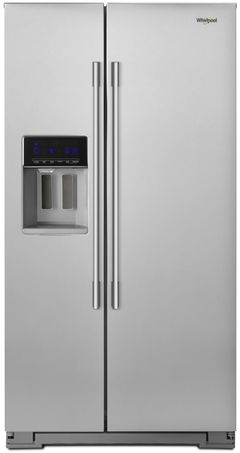 Whirlpool® 20.6 Cu. Ft. Counter Depth Side-By-Side Refrigerator-Fingerprint Resistant Stainless Steel-WRSA71CIHZ