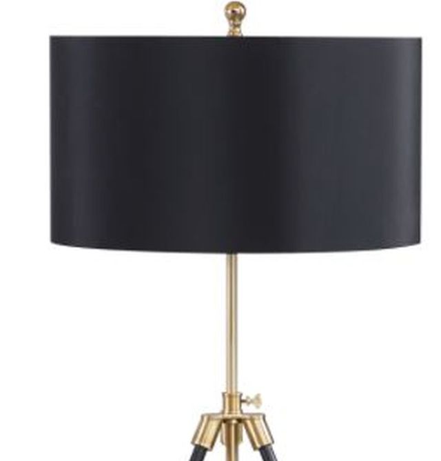 Coaster® Black and Gold Tripod Floor Lamp 1