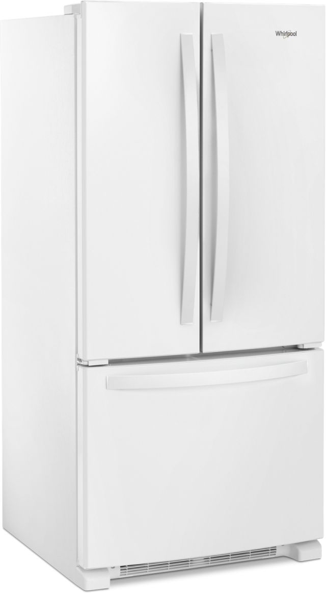 Whirlpool® 22.1 Cu. Ft. White French Door Refrigerator 1