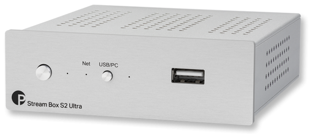 Pro-Ject S2 Line Silver Stream Box S2 Ultra Network Bridge and USB Detox Device 0