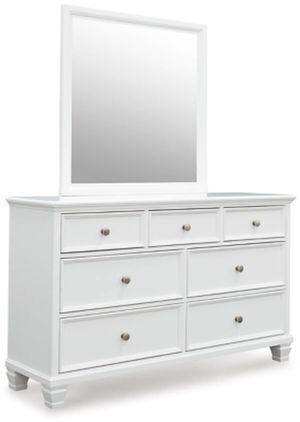 Signature Design by Ashley® Fortman White Dresser and Mirror
