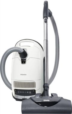 Miele Vacuum Complete C3 Cat & Dog Lotus White Canister Vacuum-41GEE034USA
