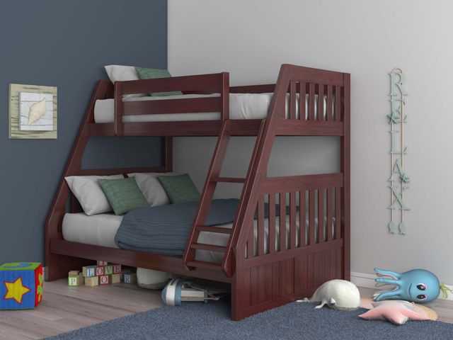 Donco Trading Company Mission Twin Over Full  Bunk Bed-2