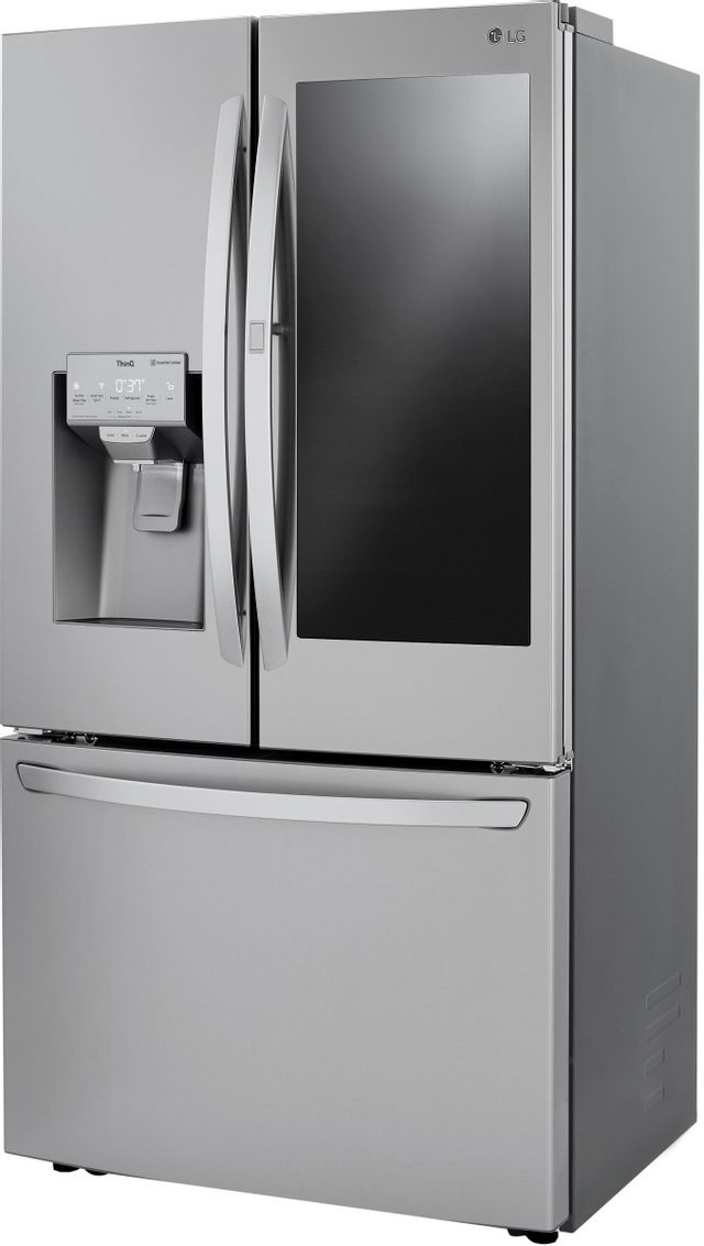 LG 23.5 Cu. Ft. PrintProof™ Stainless Steel Counter Depth French Door Refrigerator-LRFVC2406S-2