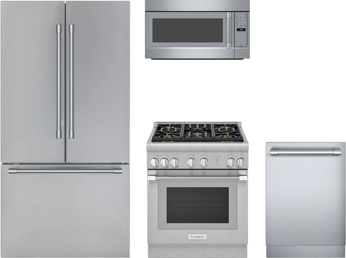 Thermador 4 Piece Stainless Steel Kitchen Package The Appliance Barn   38a7b06f 1c23 4d58 9734 C654cb239cb7 