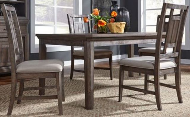 Liberty Artisan Prairie 5-Piece Aged Oak Rectangular Table Set