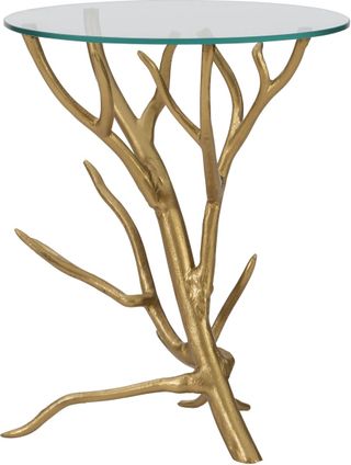 Powell® Burmil Gold Branch Side Table