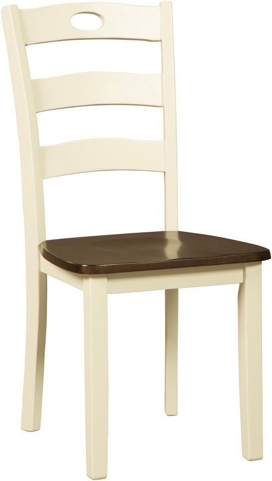 Signature Design by Ashley® Woodanville Cream/Brown Dining Room Side Chair-0