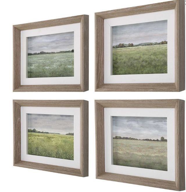 Uttermost® Quiet Meadows Framed Wall Art | Bob Mills Furniture