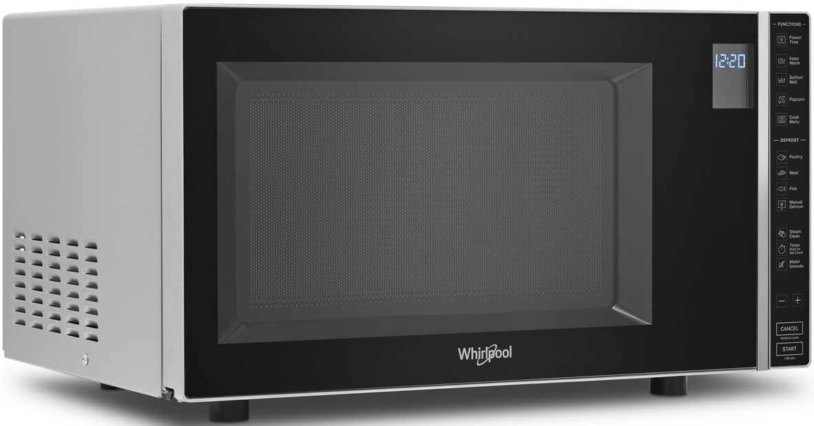 Whirlpool silver countertop store microwave oven