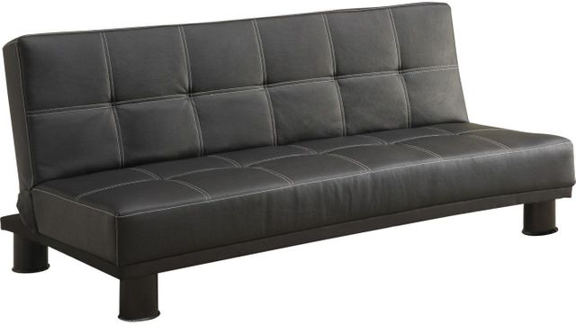Crown Mark Collin Black Adjustable Sofa