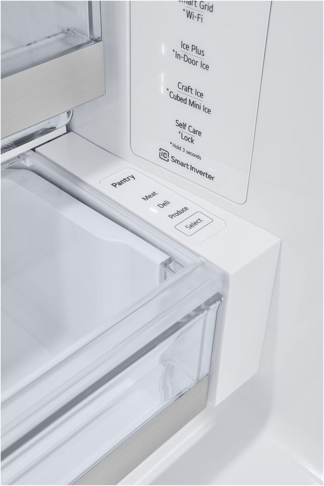 LG 25.5 Cu. Ft. PrintProof™ Stainless Steel Counter Depth French Door Refrigerator 5