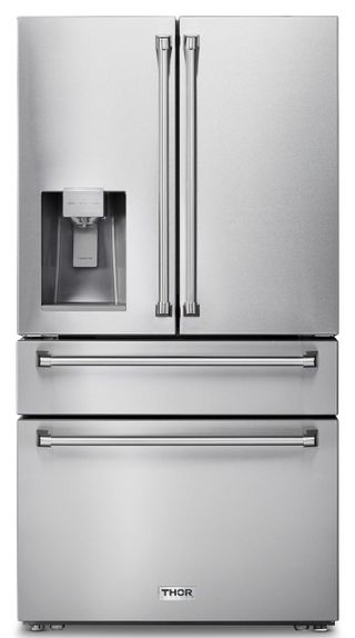 Thor Kitchen® Professional 36" Fingerprint Resistant Stainless Steel Counter Depth French Door Refrigerator 