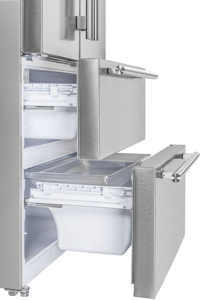FORNO® Alta Qualita 19.2 Cu. Ft. Stainless Steel Freestanding French Door Refrigerator 4