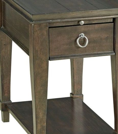 Hammary® Sunset Valley Brown Chairside Table 1