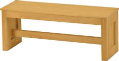 Crate Designs™ Furniture Classic Wood Lacquer Top Bench