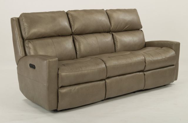 Flexsteel® Catalina Leather Power Reclining Sofa-0