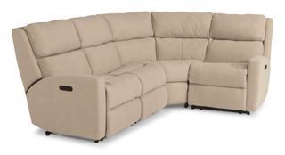 Flexsteel® Catalina Leather Reclining Sectional