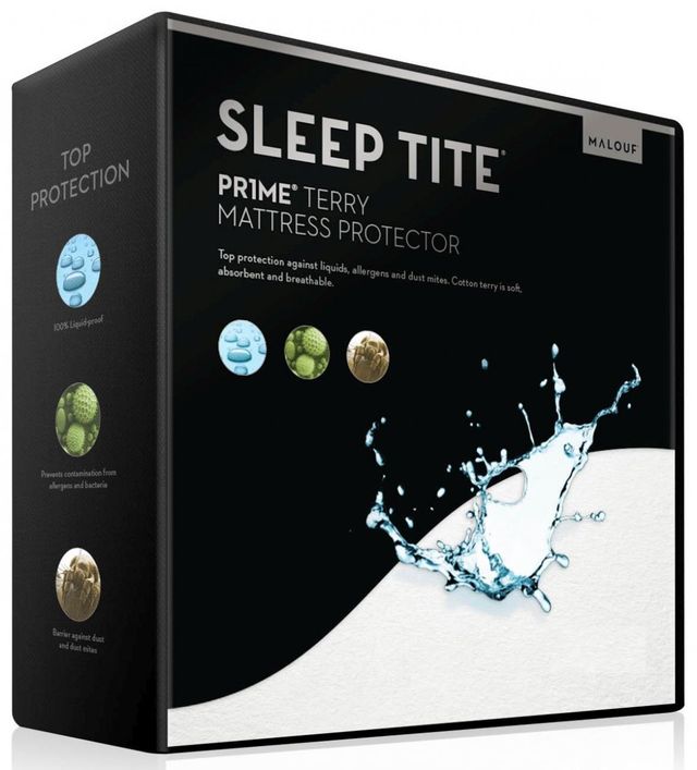 Malouf® Tite® Pr1me® Terry Olympic Queen Mattress Protector