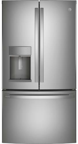 GE Profile™ 36 in. 27.7 Cu. Ft. Fingerprint Resistant Stainless Steel French Door Refrigerator