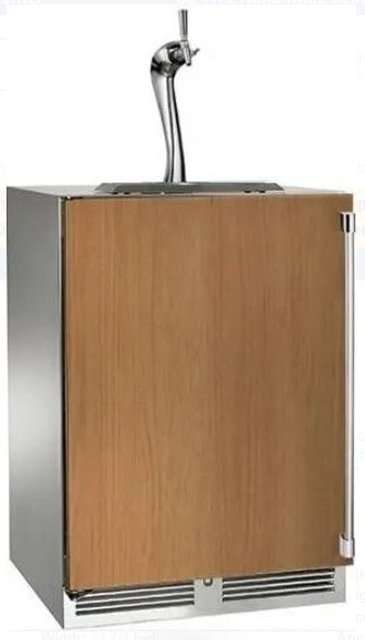 Perlick® Signature Adara Panel Ready/Stainless Steel 24" Built-in Beverage Dispenser