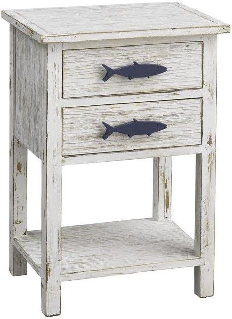 Coast2Coast Home™ Schools-Out Blue/White Accent Table 0