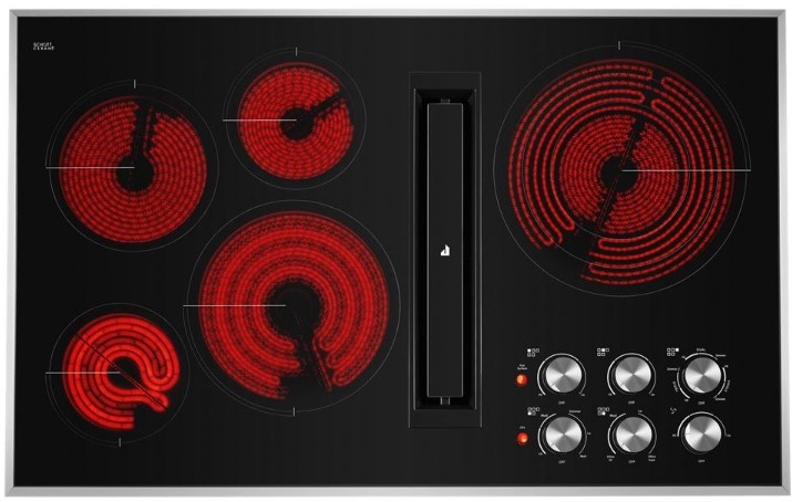 36 inch shop electric downdraft cooktop