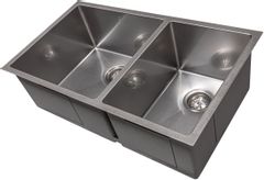 ZLINE Chamonix 33" Undermount Double Bowl DuraSnow® Stainless Steel Kitchen Sink