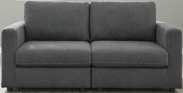 Signature Design by Ashley® Candela Charcoal 2-Piece Sectional 1