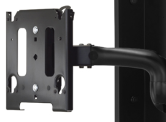Chief® Professional AV Solutions Black Medium Low Profile In Wall Swing Arm Mount 1